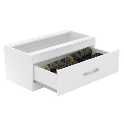 Caixa De Lenha Embutida Cl N2 Branco - Completa Móveis