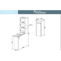Tábua Passar Retrátil Tp3030 Branco - Tecno Mobili - 4