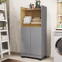 Multiuso Lavanderia Armario Duque 2 Portas Onix/mel Onix/mel - 1