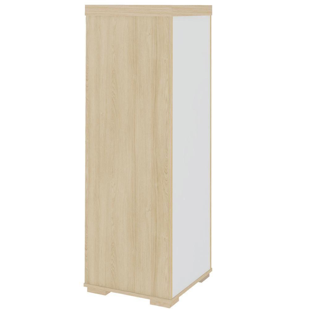 Armário Multiuso Office Arquivo 4 Gavetas Atria Executiva 132cm A02 Carvalho Branco - Lyam Decor - 5