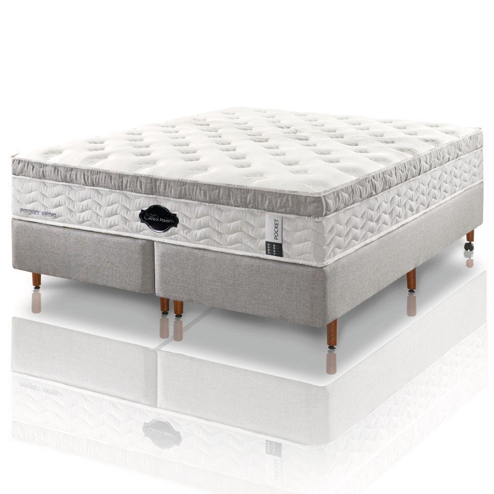 Colchão De Látex Médio Box Solteiro King 96x203cm - 1