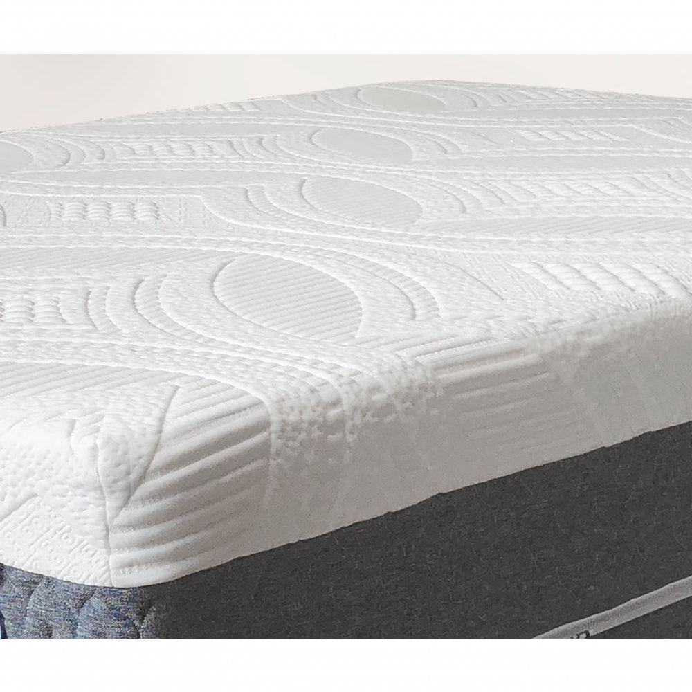 Colchão De Látex Cinza 20cm Box Solteiro King 96x203cm - 4