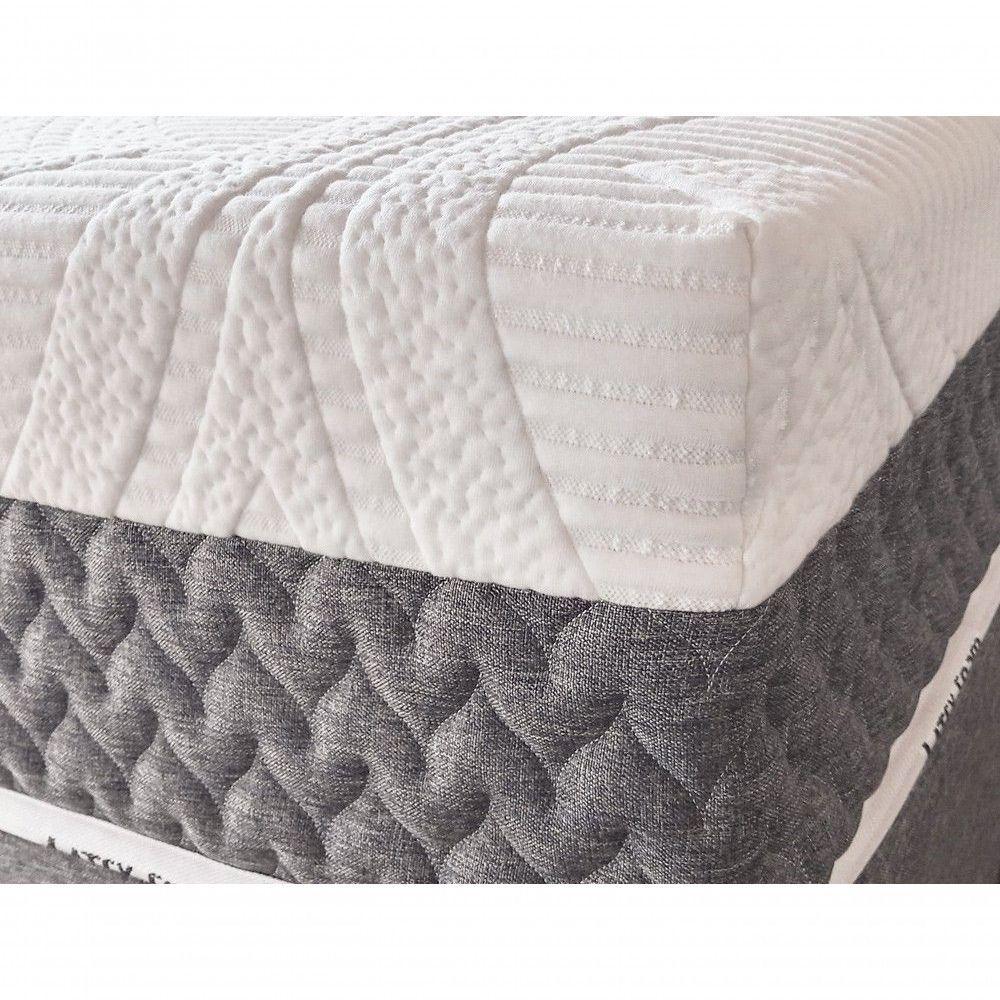 Colchão De Látex Cinza 20cm Box Solteiro King 96x203cm - 6