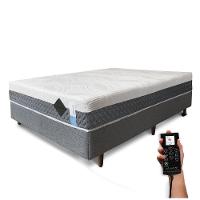 Colchão De Látex Cinza 20cm Box Solteiro King 96x203cm - 2