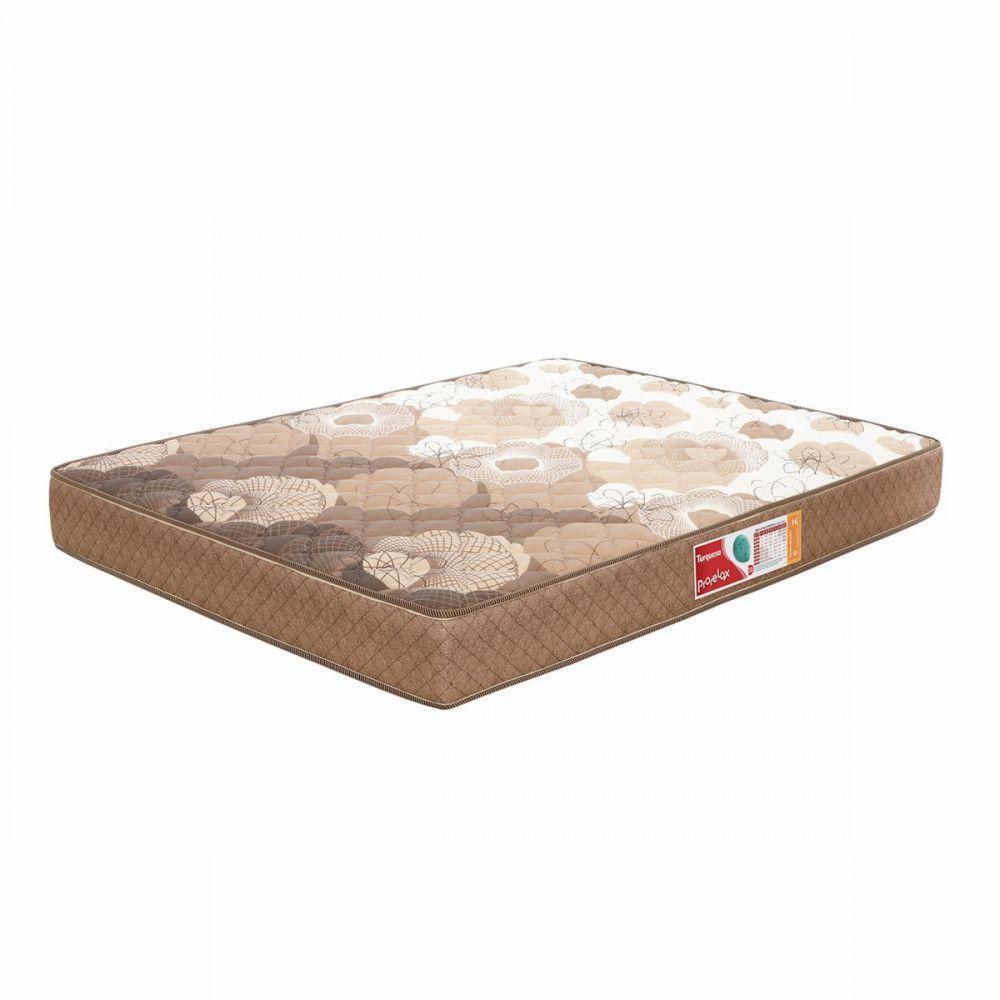 Colchão Casal D33 138cm X 188cm X 12cm Marrom Estampado - 1