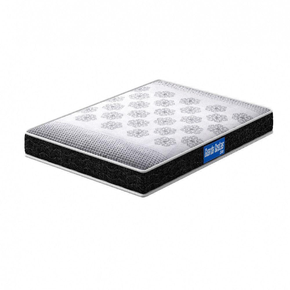 Colchão Viúva De Espuma D20 128x188x12cm Preto/branco - 1