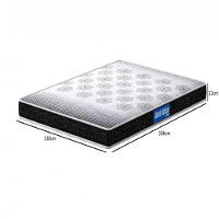 Colchão Casal De Espuma D20 138x188x12cm Preto/branco - 2