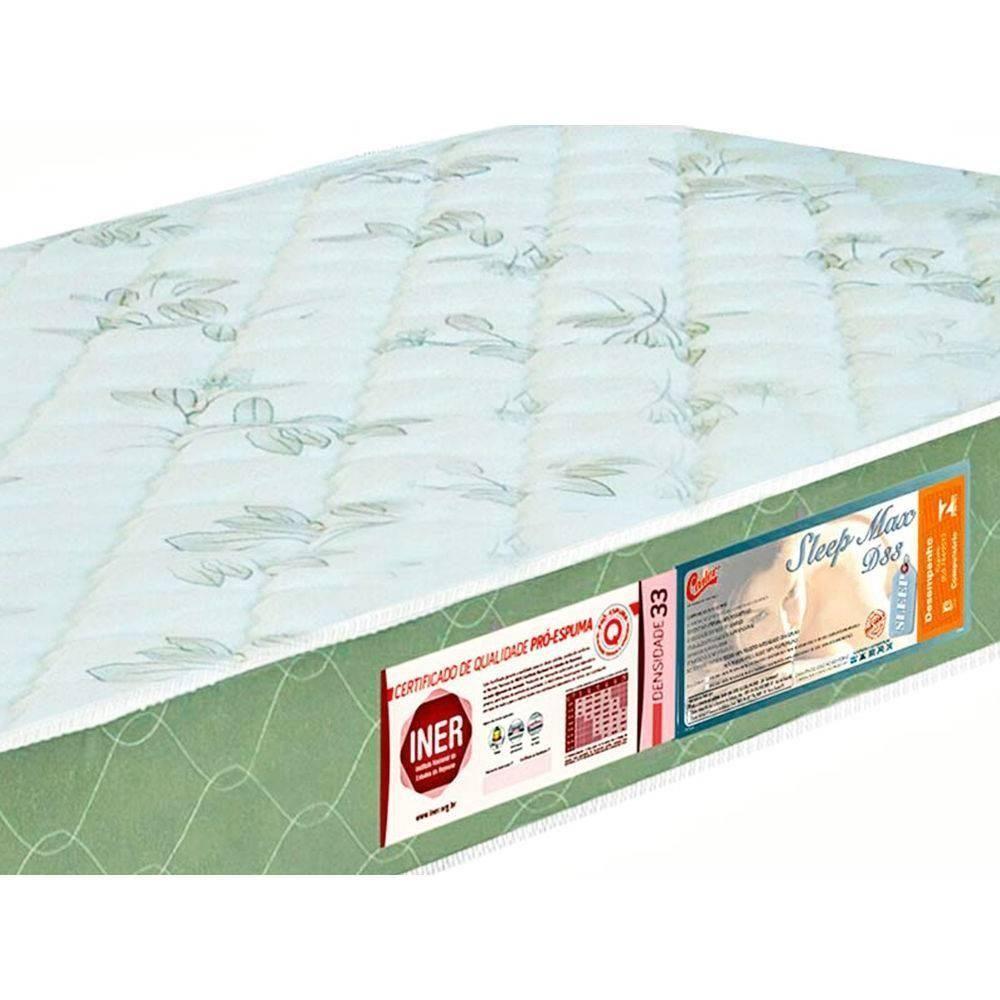 Colchão Casal King Sleep Max Espuma D33 180X200X15Cm Branco/Verde - Castor - 3