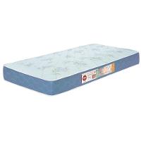 Colchão Solteiro Sleep Max Espuma D45 120X203X15Cm Branco/Azul - Castor - 1
