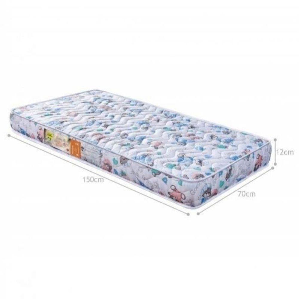 Colchão Infantil De Espuma Selada D18 70x12x150 Ursos Meigos - 1