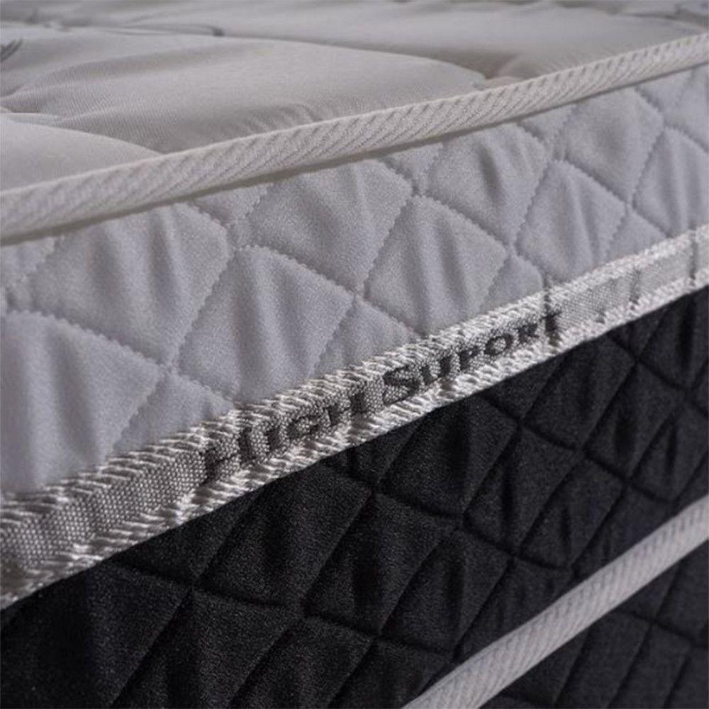 Colchão Hellen Bem Mm Imperador Em Espuma Preto Com Cinza - 4