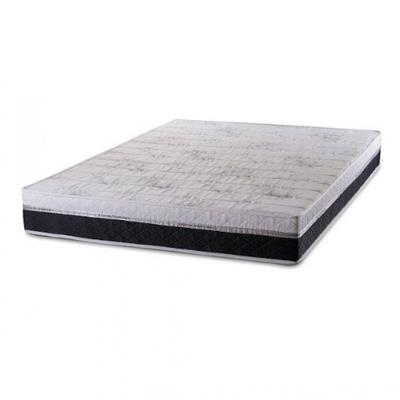 Colchão Espuma Imperador Queen D26 Preto Cinza Hellen Estofados e Colchões
