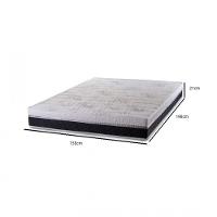 Colchão Hellen Bem Mm Imperador Em Espuma Preto Com Cinza - 2