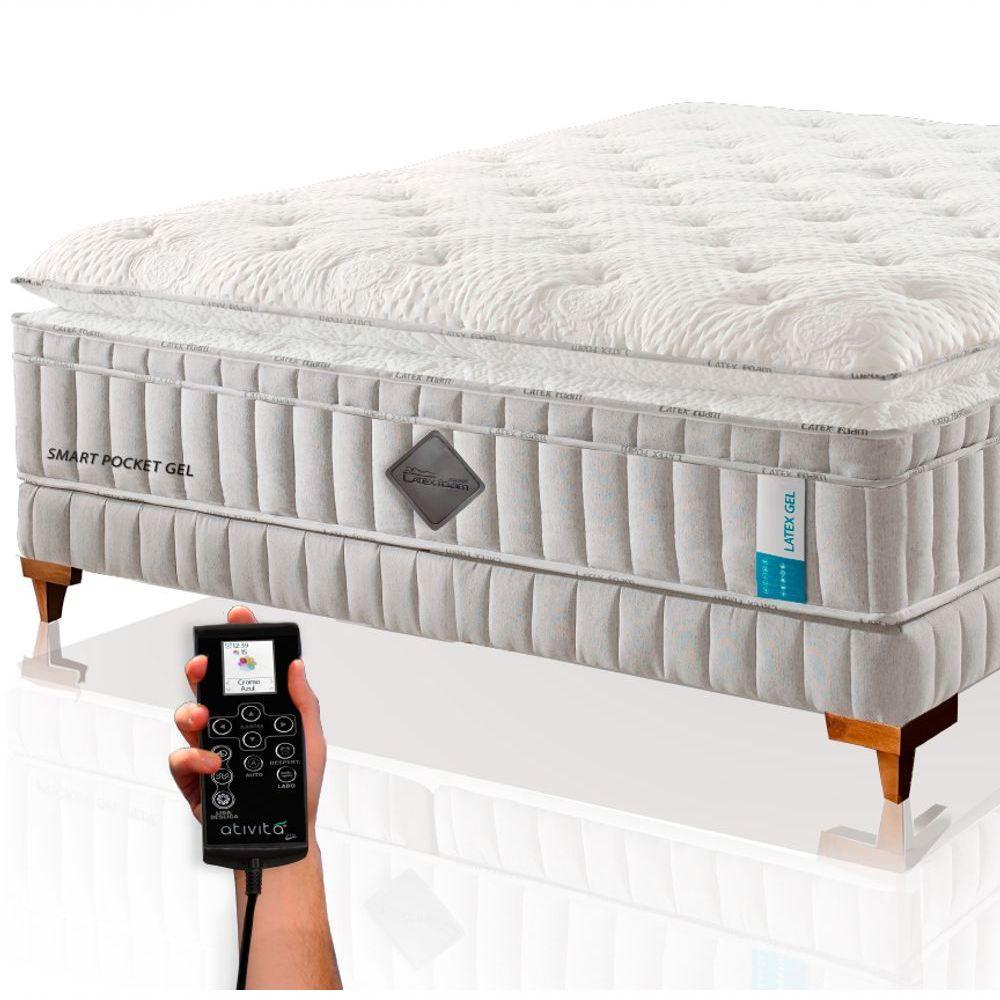 Colchão De Látex Qgel Com Cobre Plus Queen 158x198cm - 3