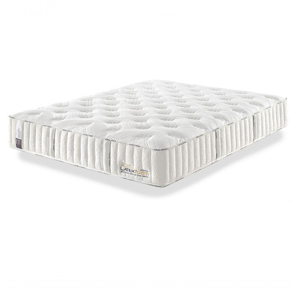 Colchão De Látex Médio Box E Kit Spa Solteiro 88x188cm - 5