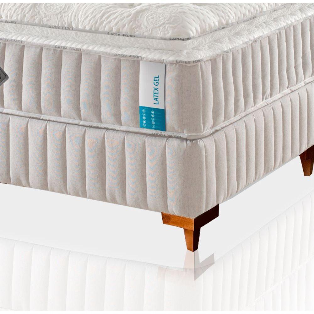 Colchão De Látex Qgel Com Cobre Box Solteiro King 96x203cm - 5