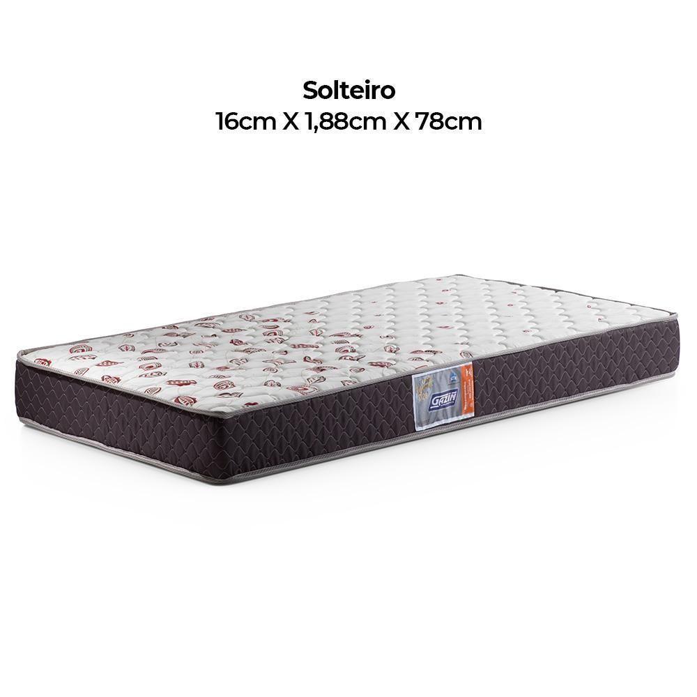 Colchão Solteiro Gazin Fascinação Espuma D28 188Cm X 78Cm - 2