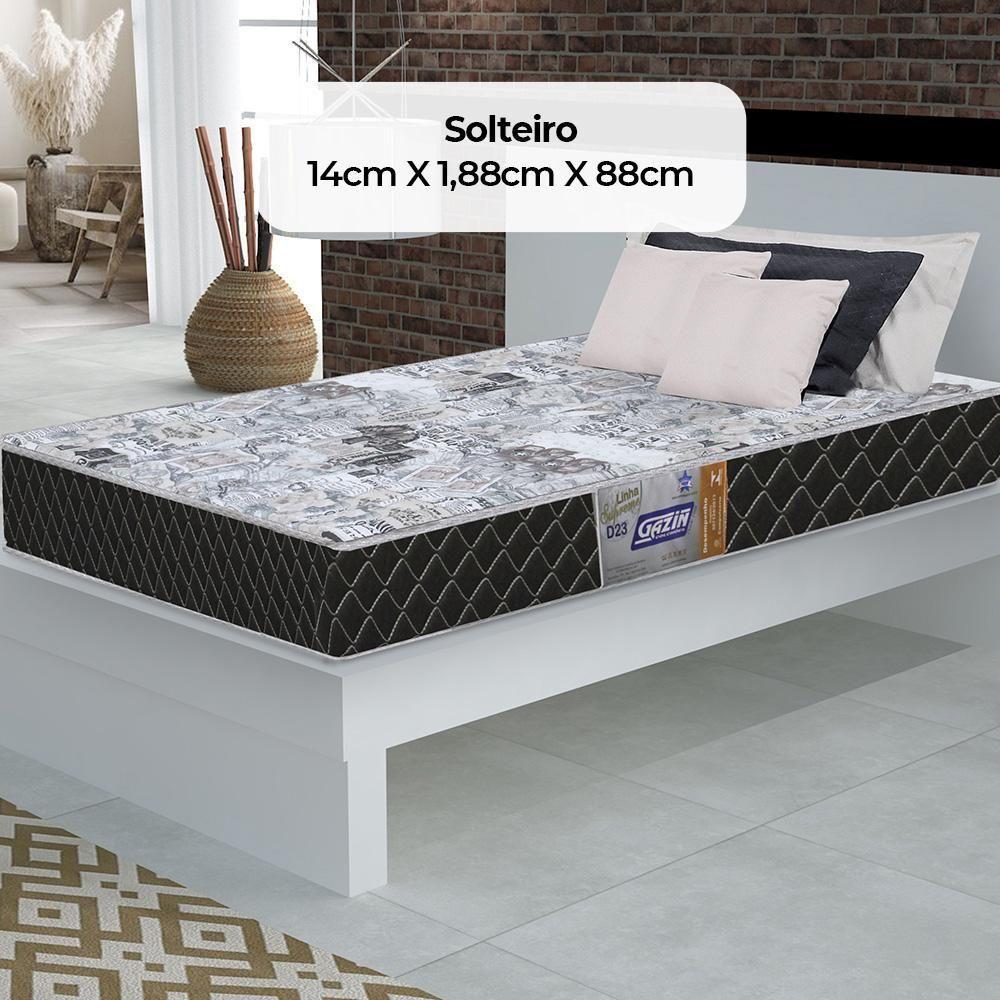 Colchão Solteiro Gazin Sensação Espuma D23 188Cm X 88Cm - 4