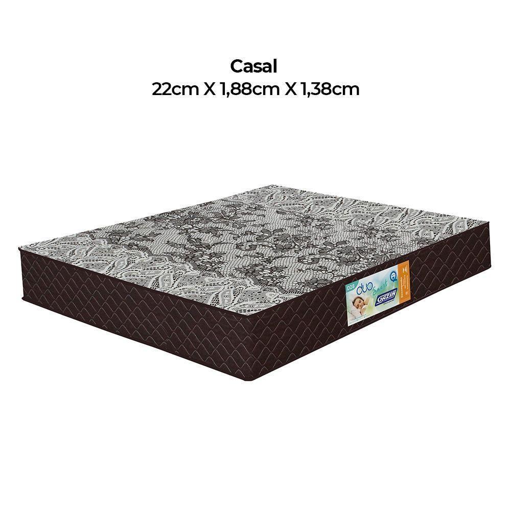 Colchão Casal Gazin Fascinação Duo Espuma D28 188Cm X 138Cm - 4