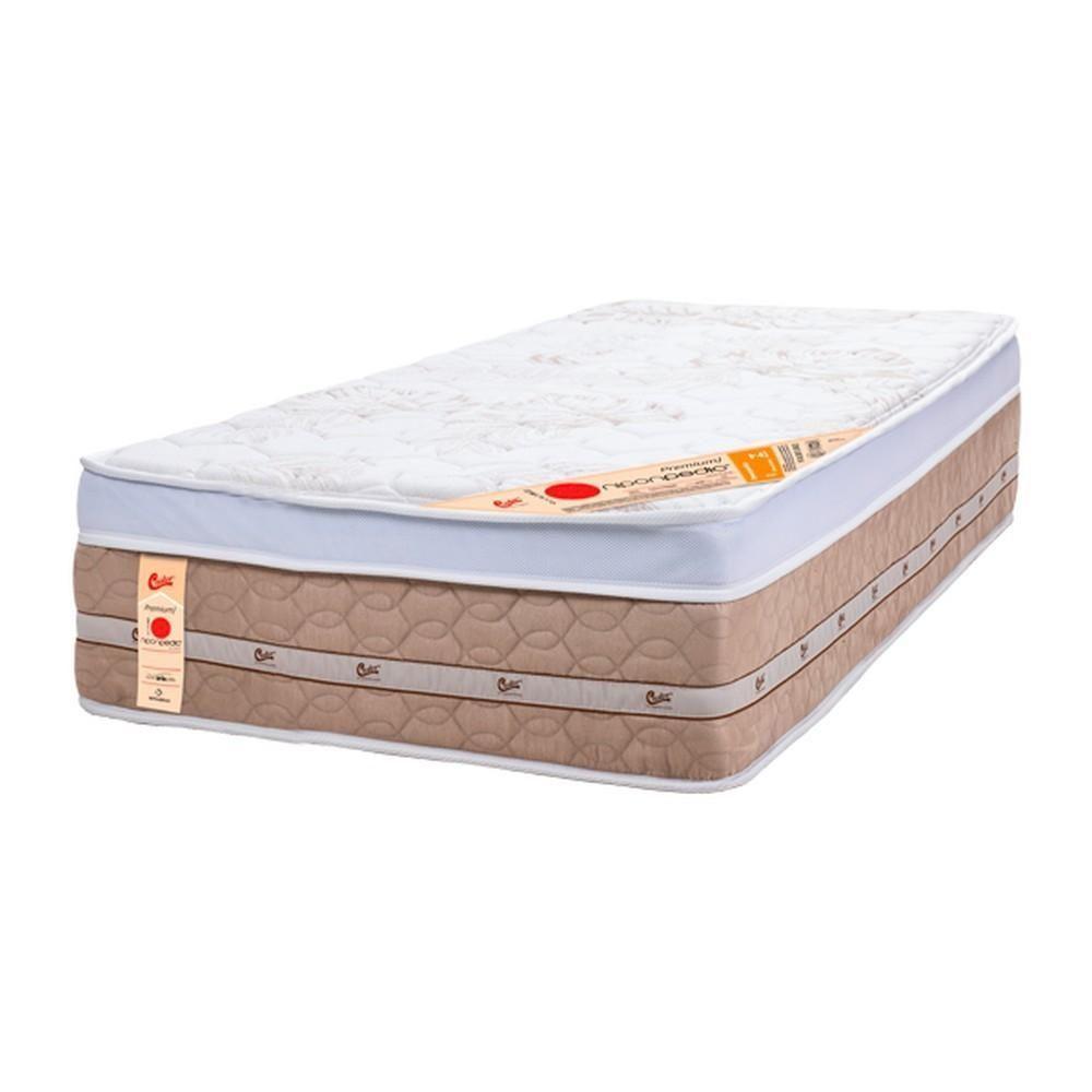 Colchão Castor Solteiro Premium Niponpedic One Face Tecnopedic 88x188x32cm - 1