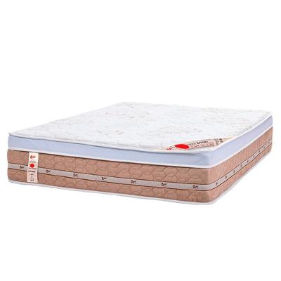 Colchão Casal Molas Niponpedic One Face D20 D28 Bege Colchões Castor