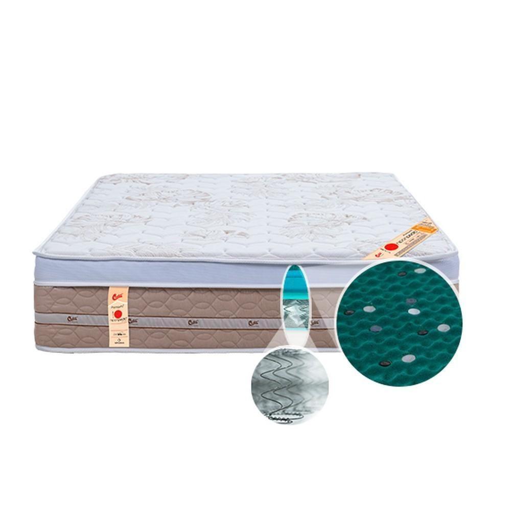 Colchão Castor Casal Premium Niponpedic One Face Tecnopedic 138x188x32cm - 5