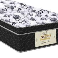 Colchão Solteiro Gazin Molas Bonnel Lumier 0,88x1,88x0,20 Preto - 2