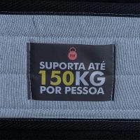 Colchão Queen Bem Mm Espuma D45 Eps 1,58x1,98x24 Hellen Preto Com Cinza - 7