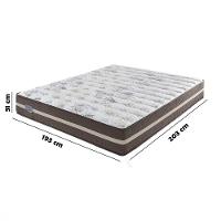 Colchao Ecoflex High Quality King 1,93x2,03x0,31 Marrom - 8