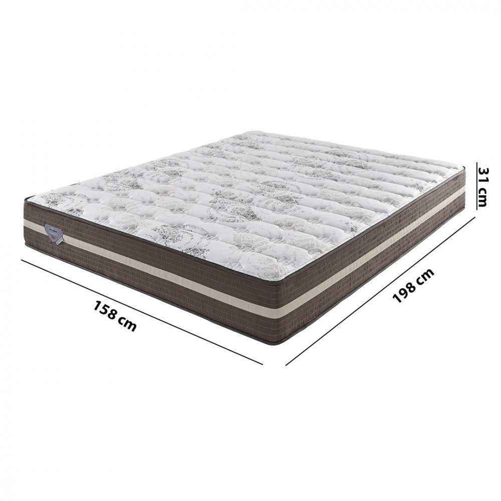 Colchao Ecoflex High Quality Queen 1,58x1,98x0,31 Marrom - 9
