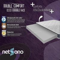 Colchão Netsono Solteiro Na Caixa Comfort Double Face D33 88x188x17cm - 5