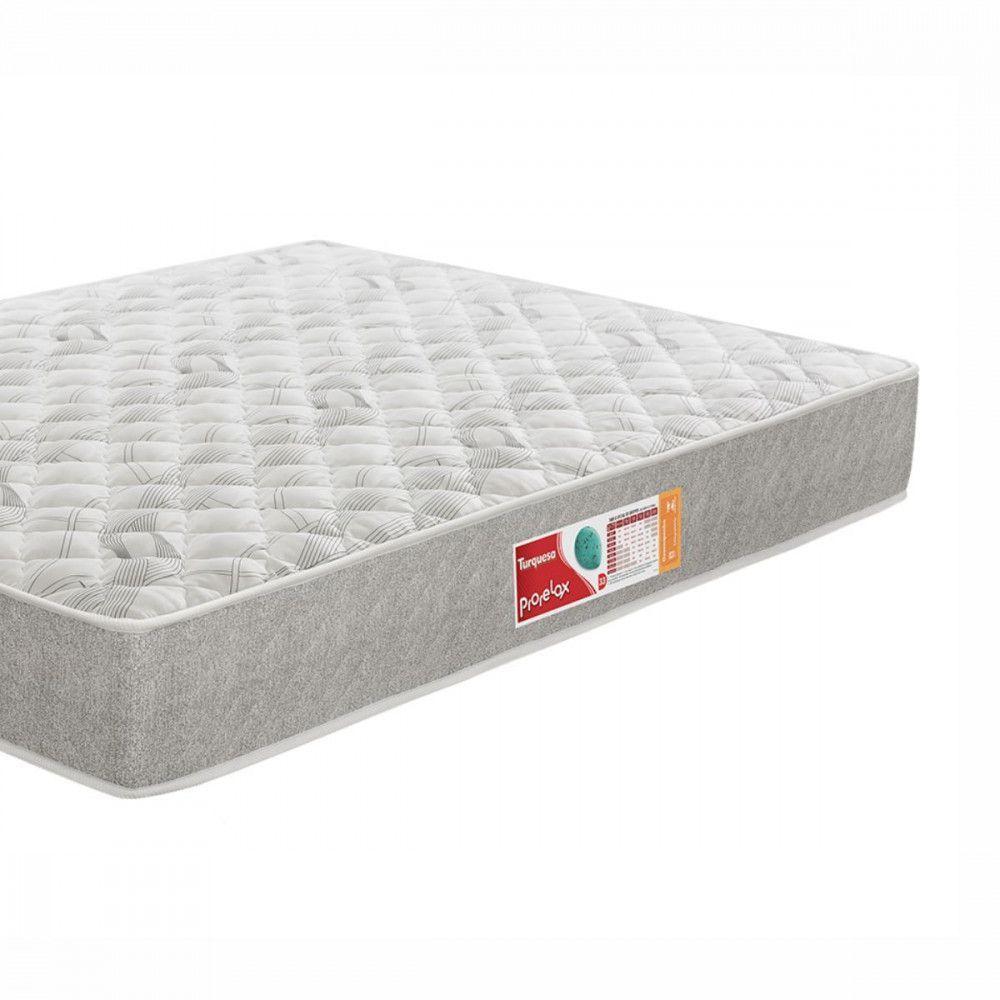 Colchão Casal Turquesa D33 138x188x14 Cinza E Branco Prorelax Cinza Com Branco - 3