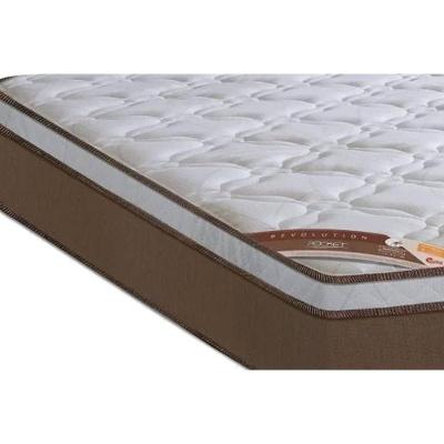Cama Box King: Colchão Molas Ensacadas Castor Pocket Revolution + Base CRC Suede Clean(193x203)