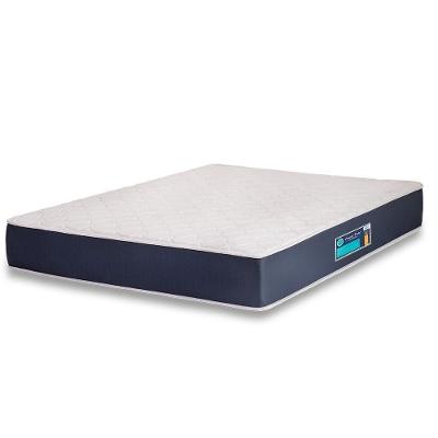 Colchão Molas Ensacadas Comfort Double Face Pocket King 193x203x25cm Branco com Azul Netsono