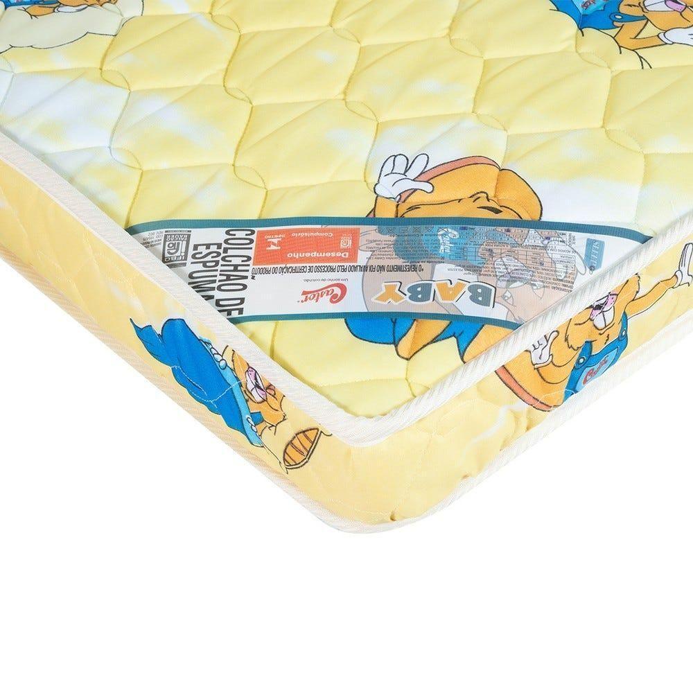 Colchão Castorzinho Baby Infantil Berço D18 70x130x10cm - 8