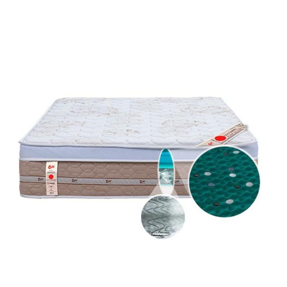 Colchão Castor Com Massageador King Niponpedic One Face Tecnopedic 193x203x32cm - 6