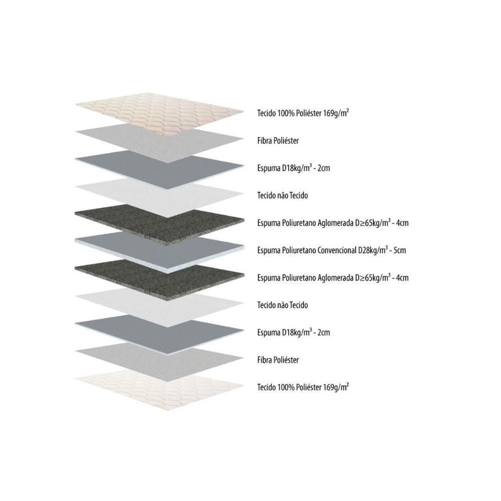 Colchão Solteiro Espuma Compact AG 65 / D28 / Frontier Double Face (88x188x20) - Herval - 6
