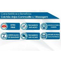 Cama Box King: Colchão C/vibro Massagem Commodite Magnético + Base Crc Courano White(193x203) - 2