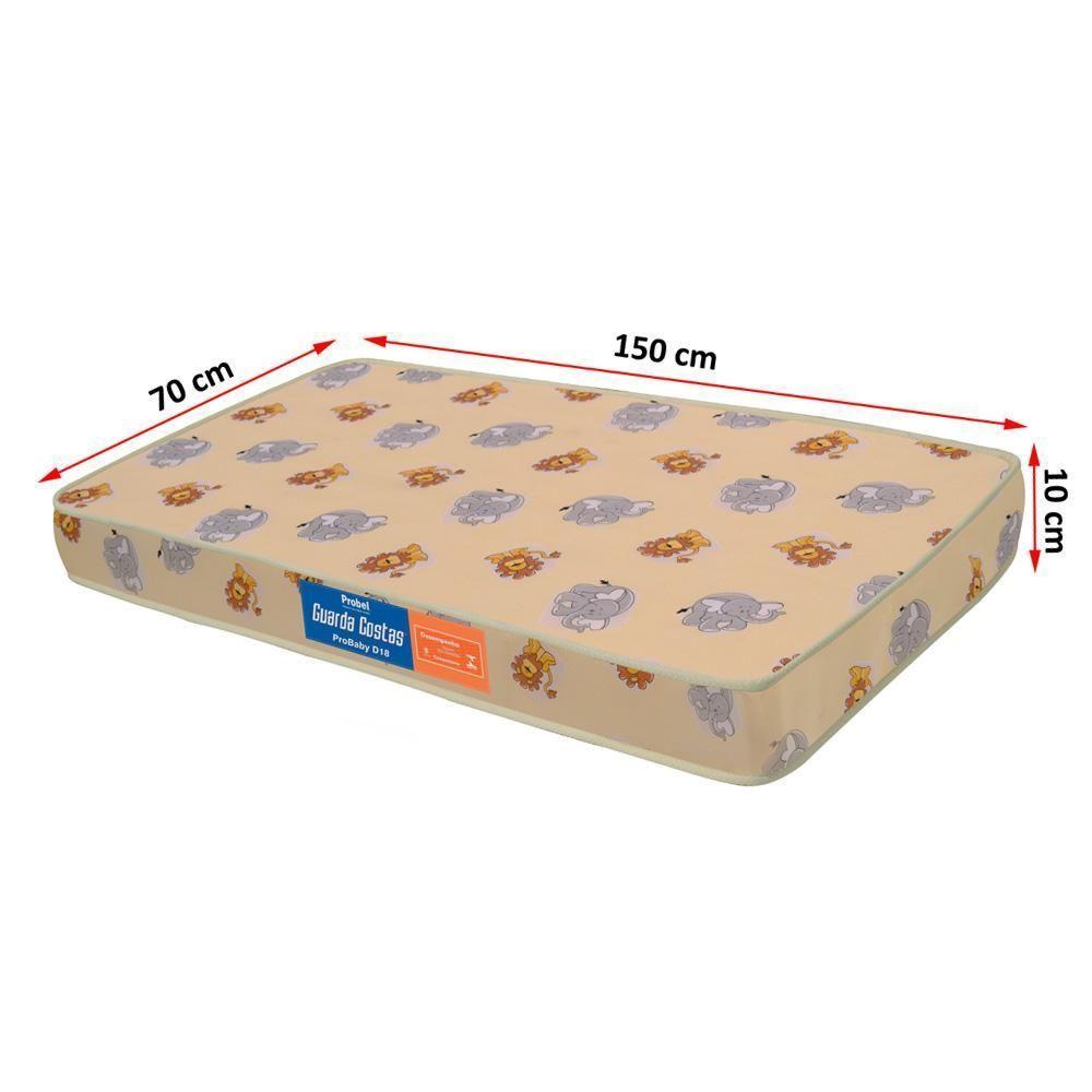 Colchao Probel Guarda Costas Infantil D18 Liso 150x70 - 2