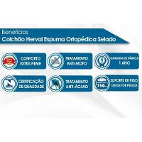 Colchão Solteiro Espuma Compact AG 65 / D28 / Ortopedic Black Double Face (88x188x17) - Herval - 6