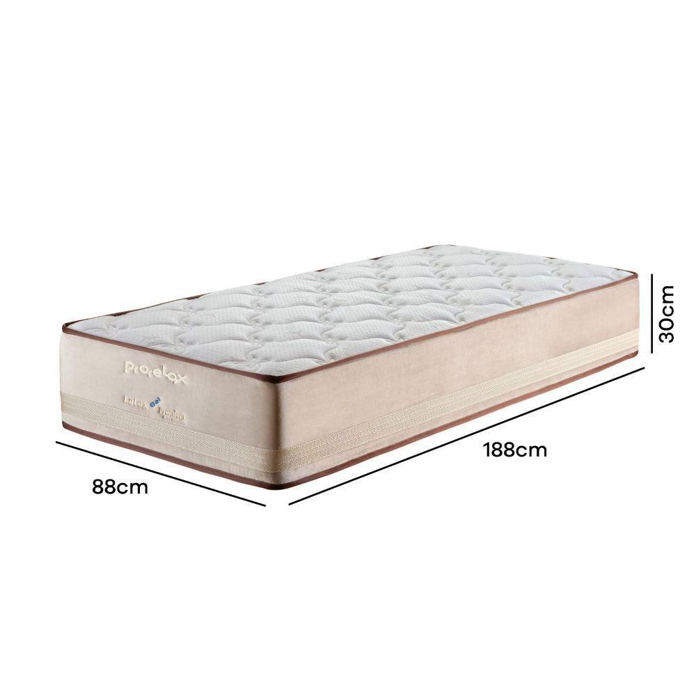 Colchão Solteiro 088x188x30 Molas Ensacadas Bege/branco - 2
