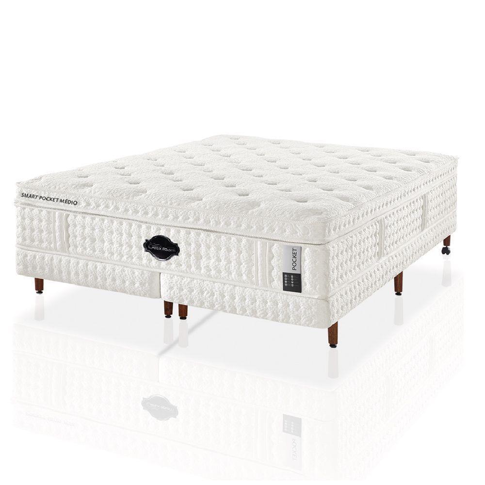 Colchão Pocket Medio Plus Box Medida Solteiro King 96X203Cm - 4