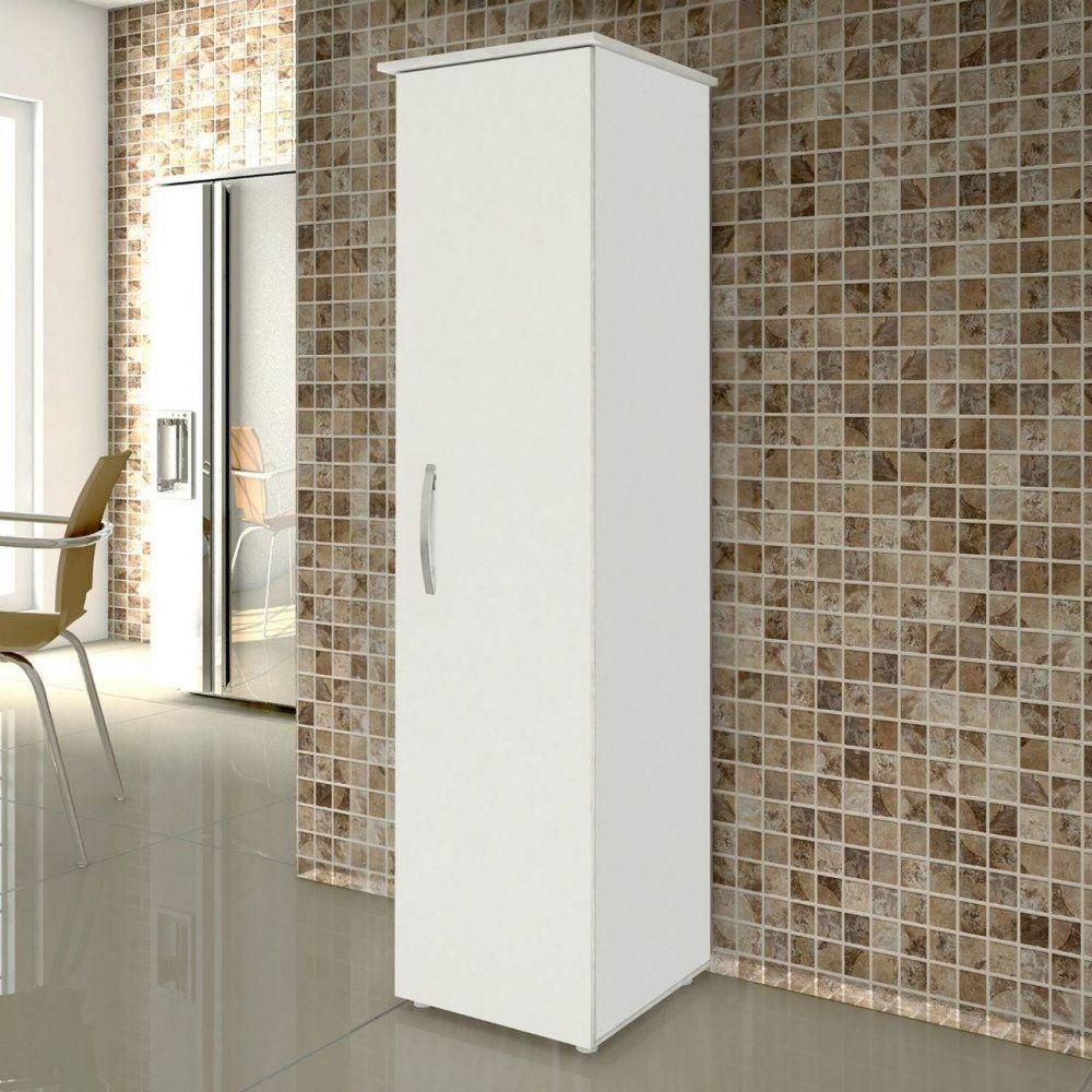 Armário Multiuso 1 Porta Jasmim Kaiki Móveis Branco - 4