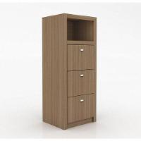 Armário Arquivo Para Escritório Me4118 Mdp Amendoa - 1