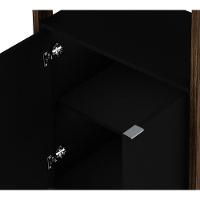 Armario 02 Portas Multiuso Az1009 Nogal Preto