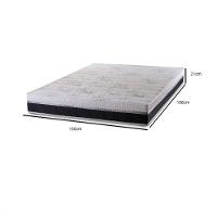 Colchão Hellen Bem Mm Imperador Em Espuma Preto Com Cinza