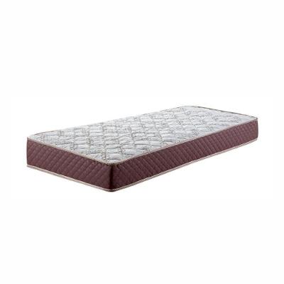 Colchão Solteiro D33 E Molas 88cmx188cmx20cm Marrom bege
