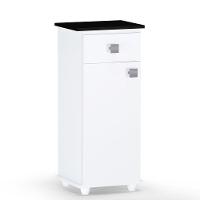 Balcão Bebedouro Multiuso Karol Com Gaveta E 01 Porta Branco - 1