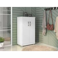 Armario Multiuso 2 Portas Rosana Branco Reajl Moveis Branco - 3