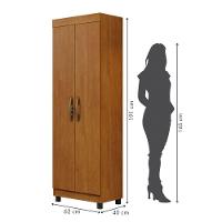 Multiuso 2 Portas 5 Prateleiras Roma Benetil Cinamomo - 7